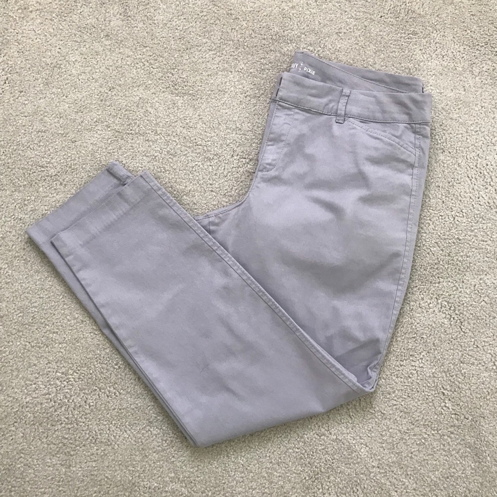Old Navy Pixie ankle pants light gray